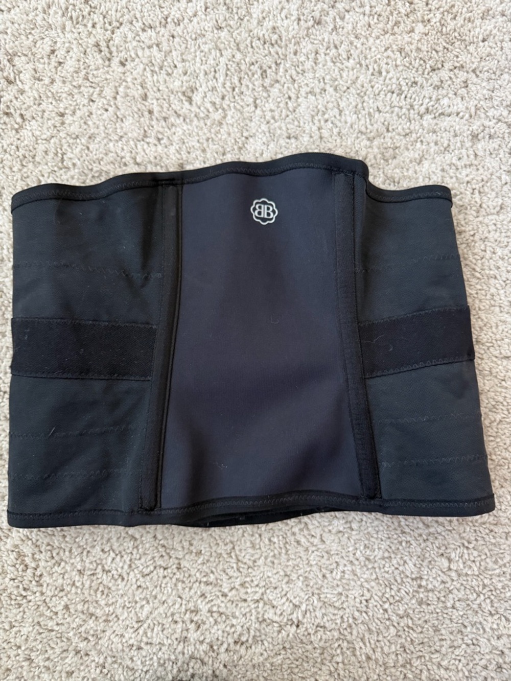 Belly Bandit Black Waist Cincher with Reinforced Panels